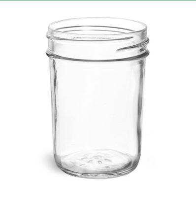 China Viable mason jar 16 oz bubble glass tea jar custom mason print mason jar for sale