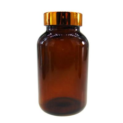 China Capsule Container Jar/Trochisque/Sampling/Reagent Jar Food Grade Medicine Packaging Amber Pill Bottle Glass Pill Bottle for sale