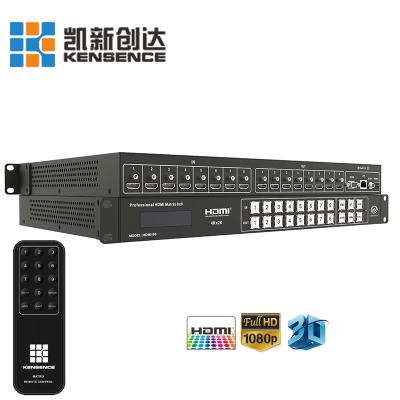 China High Quality 8 in 8 HD 3D Matrix Support and EDID with IR - RS232 Matrix Changer Box HDMI-88 for sale