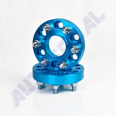 China Forged Aluminum Alloy 6061 T6 Hard Anodized Wheel Spacer 6X114.3 20MM CB66.1 Customize Forged Aluminum Wheel Adapter For Navara for sale