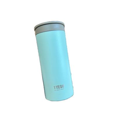 China WITH LID 360ml Double Wall 304 Stainless Steel Travel Coffee Mug Vacuum Insulated Reusable Tumbler with Handle for sale