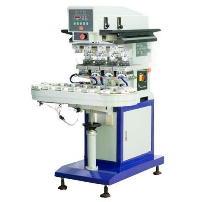 China Garment shops pad printing machine for pen/lighter/capsule/toy/buttons/golf/optical frame/U disc for sale for sale