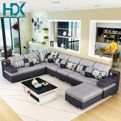 China (Size)HDX factory outlet adjustable royal cheap L shaped combination living room sofasset furniture for sale