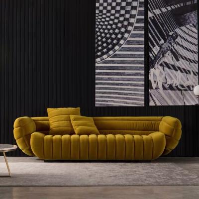 China Sofa Bed Foshan Factory Modern Design Italian Luxury Hotel Velvet Tufted Chesterfield Sofa Living Room Furniture Sleep Sofa for sale