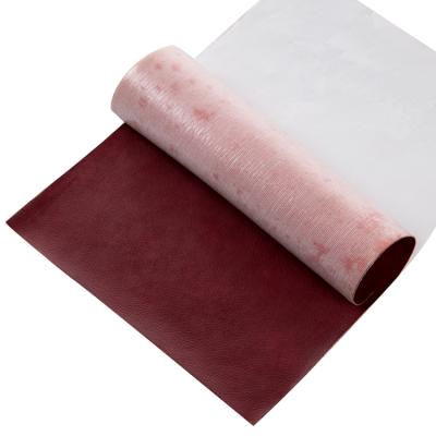 China Excellent Quality Customized Waterproof PU Rexine Single Side Self Adhesive Waist Leatherette for sale