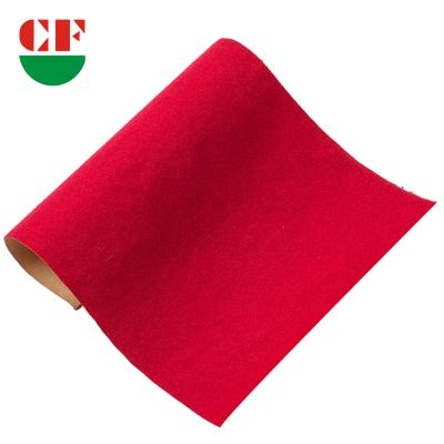 China China Supplier 0.5mm Red Waterproof Fabric Single Side Self Adhesive Backed Velvet for sale