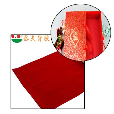 China Anti-Static Velvet With Adhesive Shelf Roll Low Wholesale Price 0.5mm-0.7mm Customized for sale