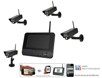 China Digital Wireless Surveillance Camera Systems With IP network feature for sale