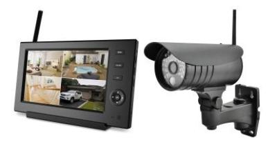 China 20m night vision range Remote Wireless Home Surveillance Camera Systems with 7” LCD  monitor for sale