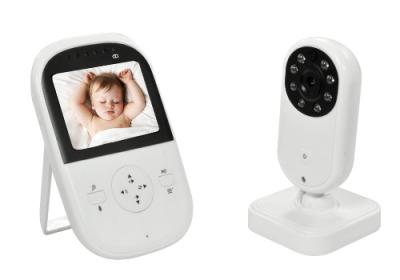 China Digital wirelss baby monitor with LCD screen two way audio talking for sale