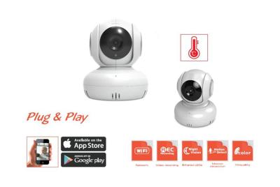 China Indoor Wireless Night Vision IP Camera H.264 Commercial Security Camera 720P for sale