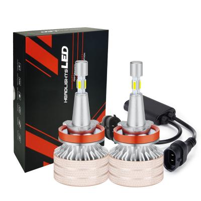 China Wholesale 55W White Light 6000lm H4 H1 H7 H8 9005 Aluminum Alloy Factory Car Headlight Bulbs 9006 9012 24V LED Car Light Bulb for sale