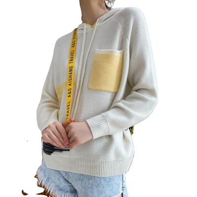 China Anti-Wrinkle Pocket Fleece Sweater Brown Hoodie Ladies Cashmere Unisex Embossed High Quality Sweater for sale