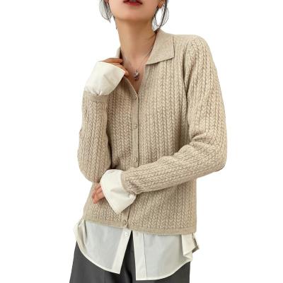 China Super Soft Anti-Wrinkle Ladies Zipper Cashmere Sweater Women Half Cozy Stayhome Style Loungewear Knitwear Weekend Knit Pullover for sale