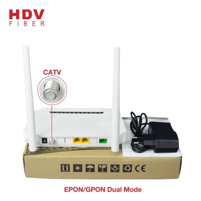 China FTTH FTTB FTTX network Shenzhen factory dbc epon ONU led FTTx FTTH solution 1GE+1FE Xpon ONU epon catv ontario for sale