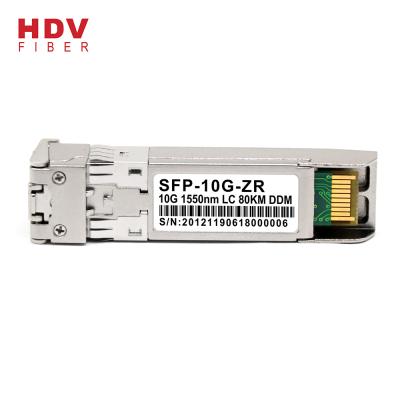 China FTTH Manufacturer Direct Dual Fiber SFP 10G Cwdm 80km SFP Transceiver for sale