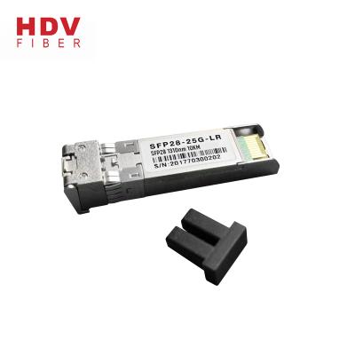 China Factory 25GBASE-LR4 Pcie sfp28 wide temperature fiber optic optic transceiver 25g 1310nm sfp28 for sale