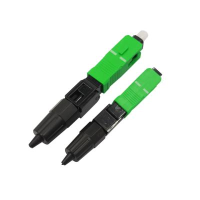 China Hot selling SC UPC fiber optic indoor ftth fiber optic drop cable APC fast connector for sale