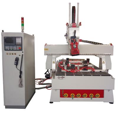 China MDF 4 Axis Wood ATC ACRYLIC CNC Router 1325 ACRYLIC ALUMINUM Machine For Wood Door Making for sale