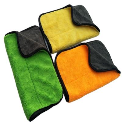 China Compressed Fleece 800gsm Super Soft Thick Coral Plush Microfiber Dry Towel for sale