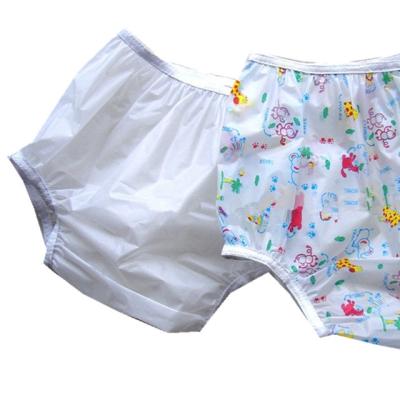 China Wholesale Waterproof PVC Waterproof Adult Diaper Plastic Pants For Adult Diaper Pants for sale