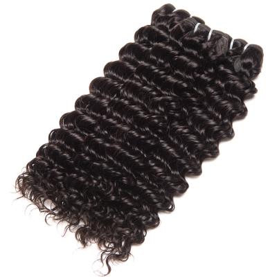 China TD Hair Wholesale Malaysian Deep Wave Remy Cuticle Aligned Thick Bottom Wavy Hair Extensions for sale