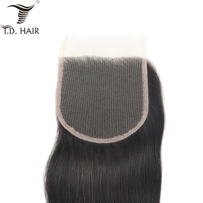 China Online shopping silky wave straight new products to resell unprocessed free tangle transparent lace closure directly for sale