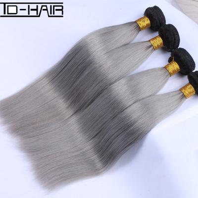 China Silky Straight Wave Peruvian Hair Extension Weave Hair Bundles Ombre Peruvian Hair for sale