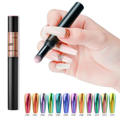 China Fashionable Nail Gel Air Cushion Pen Wholesale Factory Supply Gold Sliver Gel Polish UV Manicure For Nail Salon for sale