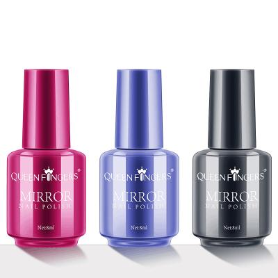 China Nail Polish 8ml 12 Color Long-lasting Quick-drying Long-lasting Mirror Nail Polish Non-peelable Mirror Nail Polish for sale