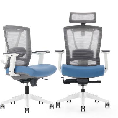 China (Size) High Adjustable Aftermarket Computer Chairs Mesh Ergonomic Office Executive Chair White for sale