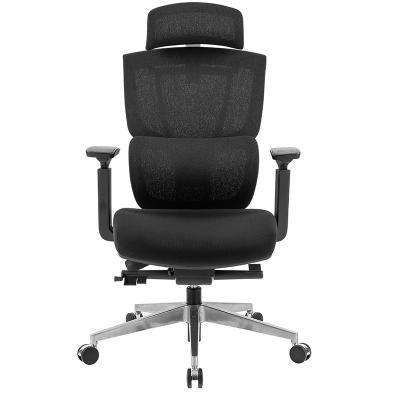 China Wholesale Office Furniture Modern Luxury Fabric High Back Adjustable (Height) Manager Swivel Executive Ergonomic Office Chair for sale