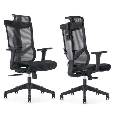 China (Size) Modern Boss Adjustable High Back Executive Full Mesh Ergonomic Office Chair for sale