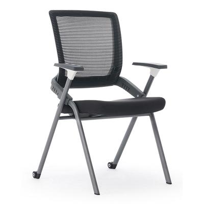 China Silla Escritorio Economica Training Mesh Folding Professional Visitor Folding Office Conference Chair for sale