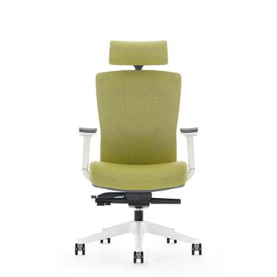 China Commercial Ergonomic Adjustable Height Adjustable Executive Fabric Furniture High Back (Height) Office Chair for sale