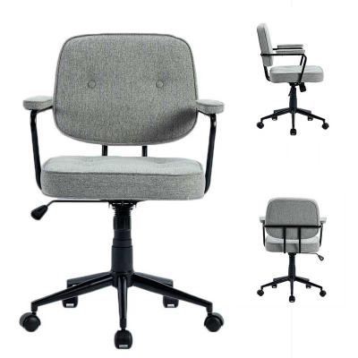 China (Size)European Style Meeting Room Adjustable Swivel Fabric Office Chairs for sale