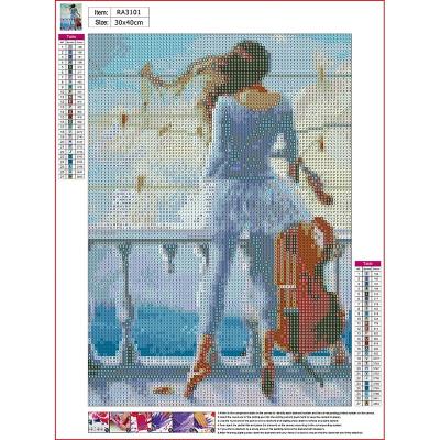 China Cartoon 5d Mosaic Kits Full Drill Square/Round Portrait Canvas Painting Wholesale Diy Diamond Embroidery Cross Stitch Home Decor Room for sale