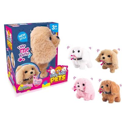 China Plush Dog Toy Kids Plush Pull Line Toys Christmas Gifts 2023 High Quality Carry Plush Electric Walking Pampers Soft Dog With Healthy Plush Toys Plush for sale