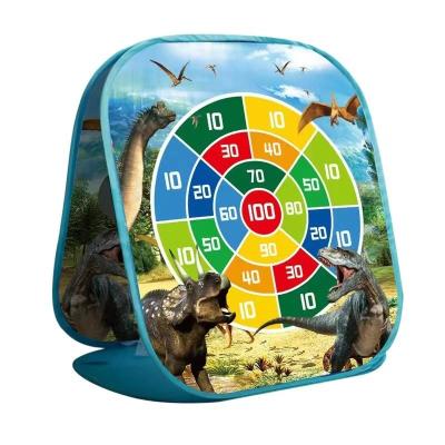 China Sports Toys Double Sandbag Side Sticky Ball Game Bean Bag Folding Collapsible Dart Throwing Throwing Toys for sale