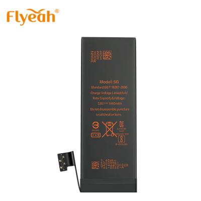 China Cheap Cell Phone Li Ion Polymer 3.8V Lithium Ion Polymer Battery For Iphone 5g Battery Replacement for sale