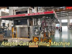 PLC Control Aseptic Carton Filling Machine 6000/7500PPH For Liquid