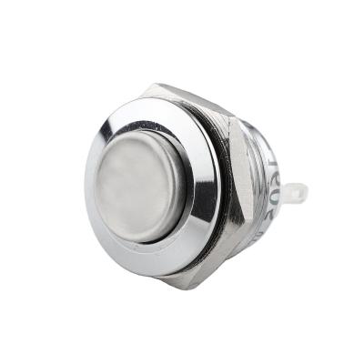 China High Head 1NO Pin Terminal Stainless Steel XCE 16mm Momentary Push Button Switch Self-resetting Waterproof IP 65 for sale