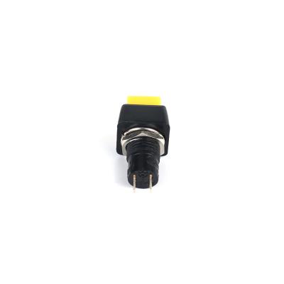 China PC Factory Direct Sale XCE 10mm Momentary / Latching Switch Plastic Pin Terminal 2A 250VAC 1NO Push Button for sale