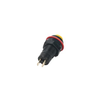 China Hot Selling PC XCE PB-1003 10mm Momentary/Latching Switch 1NO 3A 250VAC Pin Terminal Plastic Push Button for sale