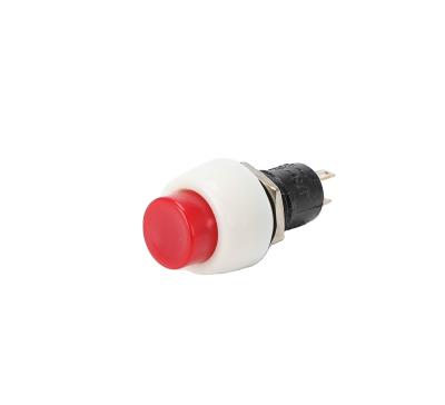 China Wholesale XCE 10mm Momentary PC/Latching Switch 2A 250VAC 2 Pin Plastic Push Button Terminal 1NO for sale