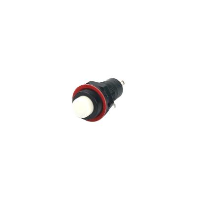 China Wholesale XCE PC 10mm Momentary/Latching 1NO Switch 3A 250VAC Pin Terminal Plastic Push Button for sale