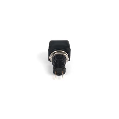 China PC New XCE PB-1001- F 10mm Momentary/Latching Switch 1NO 2A 250VAC 2 Pin Terminal Plastic Push Button for sale