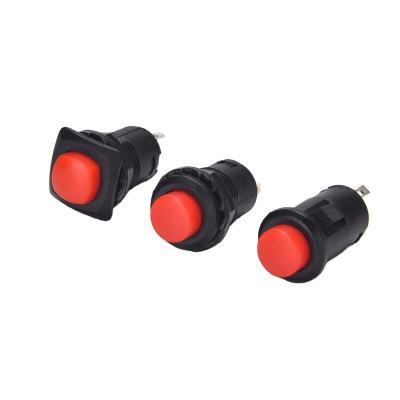 China Top Selling PC XCE 12mm Momentary/Latching 1NO Motorcycle Pin Terminal Plastic Push Button Switch\Motorcycle for sale