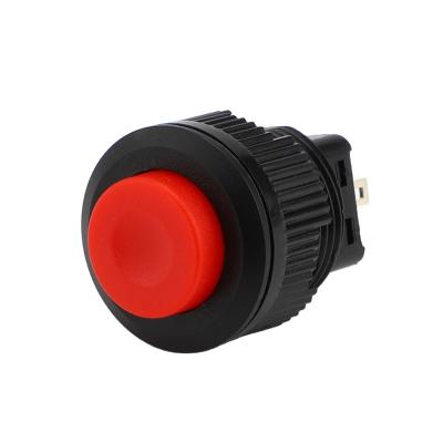 China PC XCE 16mm Momentary / Latching 1NO Switch 3A 250VAC 2 Pin Terminal Plastic Push Button for sale