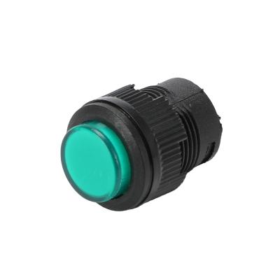 China PC XCE 16mm Momentary/Latching Plastic 1NO Push Button Switch with LED Light Illumination 3A 250VAC Pin Terminal R16-503 for sale